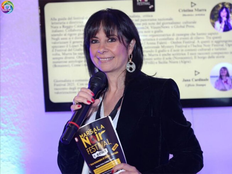 Cristina Marra al Marsala Noir Festival